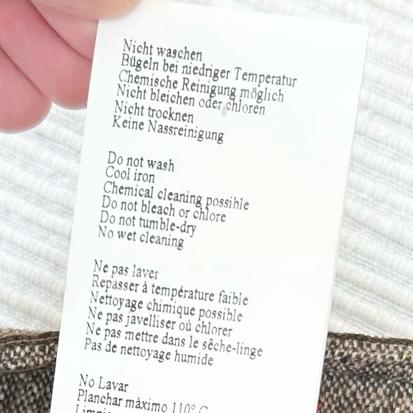 Olsen Herringbone Wool Blend Lined Skirt - Picture 8 of 10